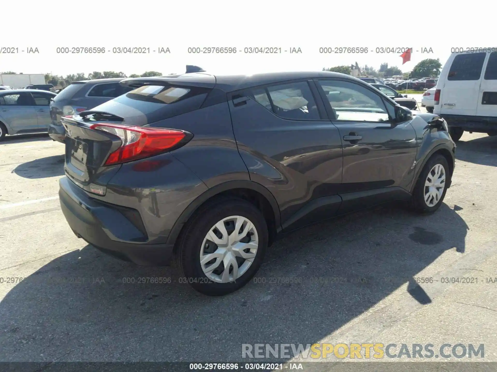 4 Photograph of a damaged car NMTKHMBX6LR118105 TOYOTA C-HR 2020