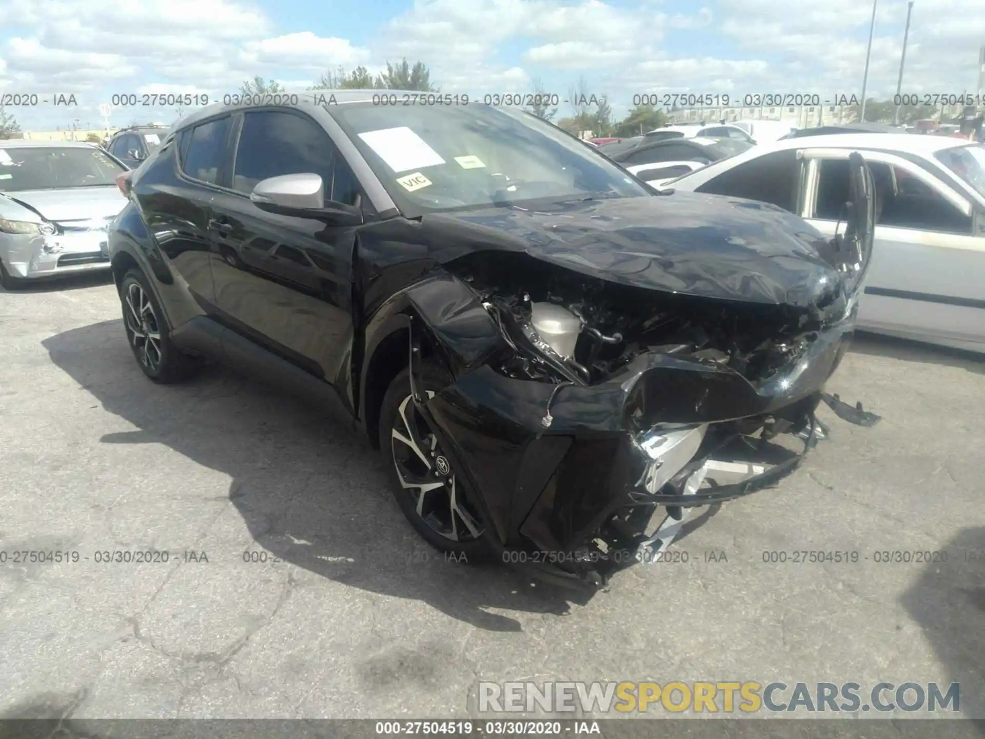 1 Photograph of a damaged car NMTKHMBX7LR101720 TOYOTA C-HR 2020