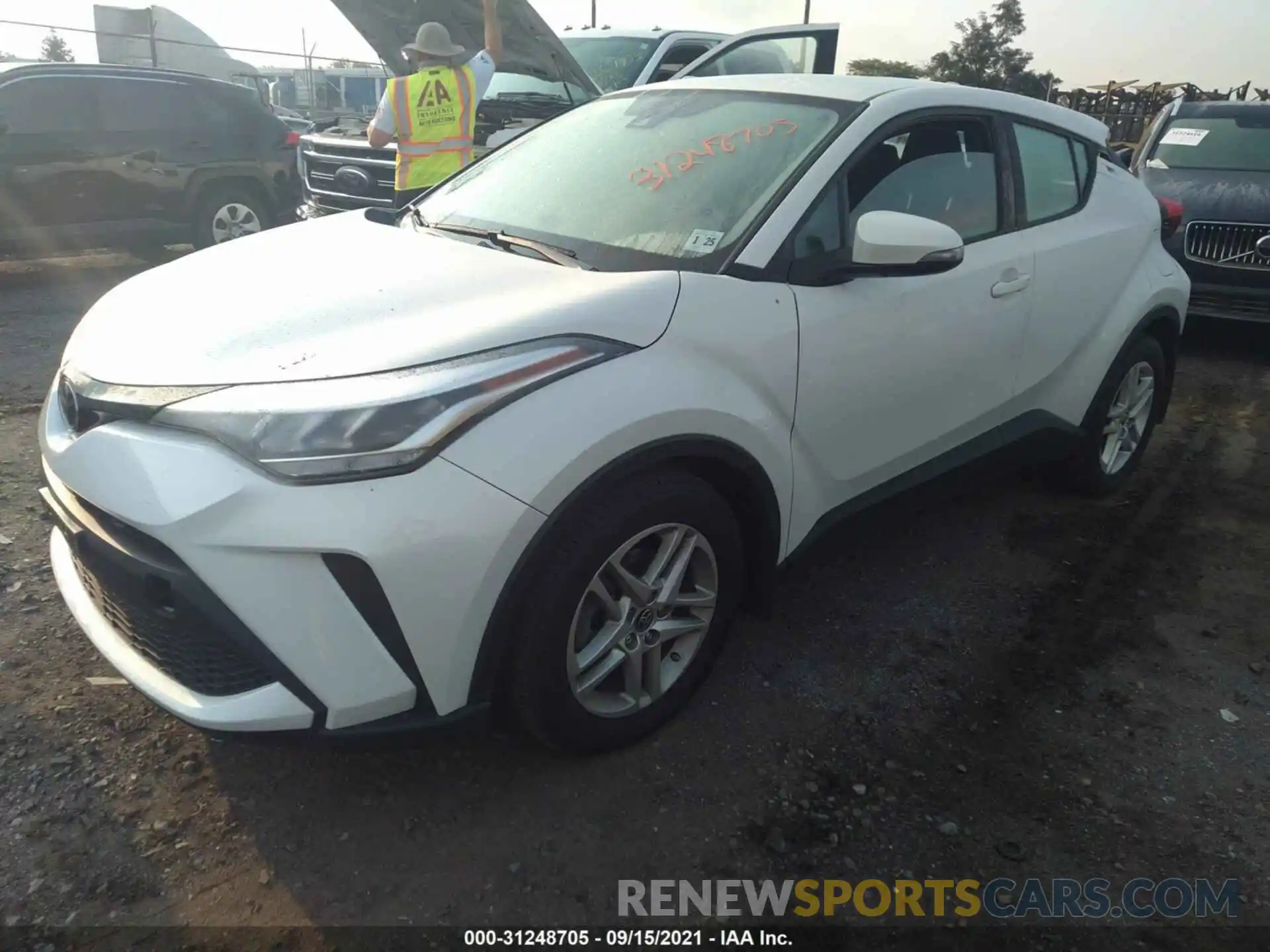 2 Photograph of a damaged car NMTKHMBX7LR103354 TOYOTA C-HR 2020