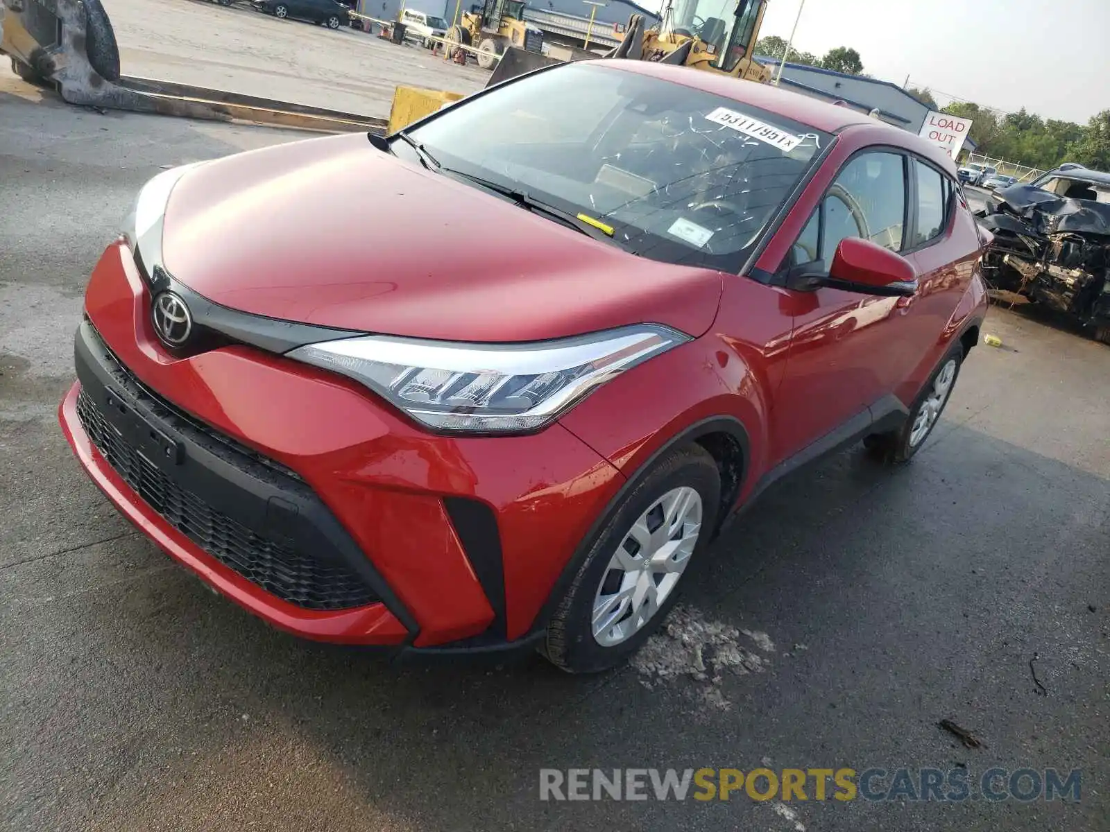 2 Photograph of a damaged car NMTKHMBX7LR103581 TOYOTA C-HR 2020