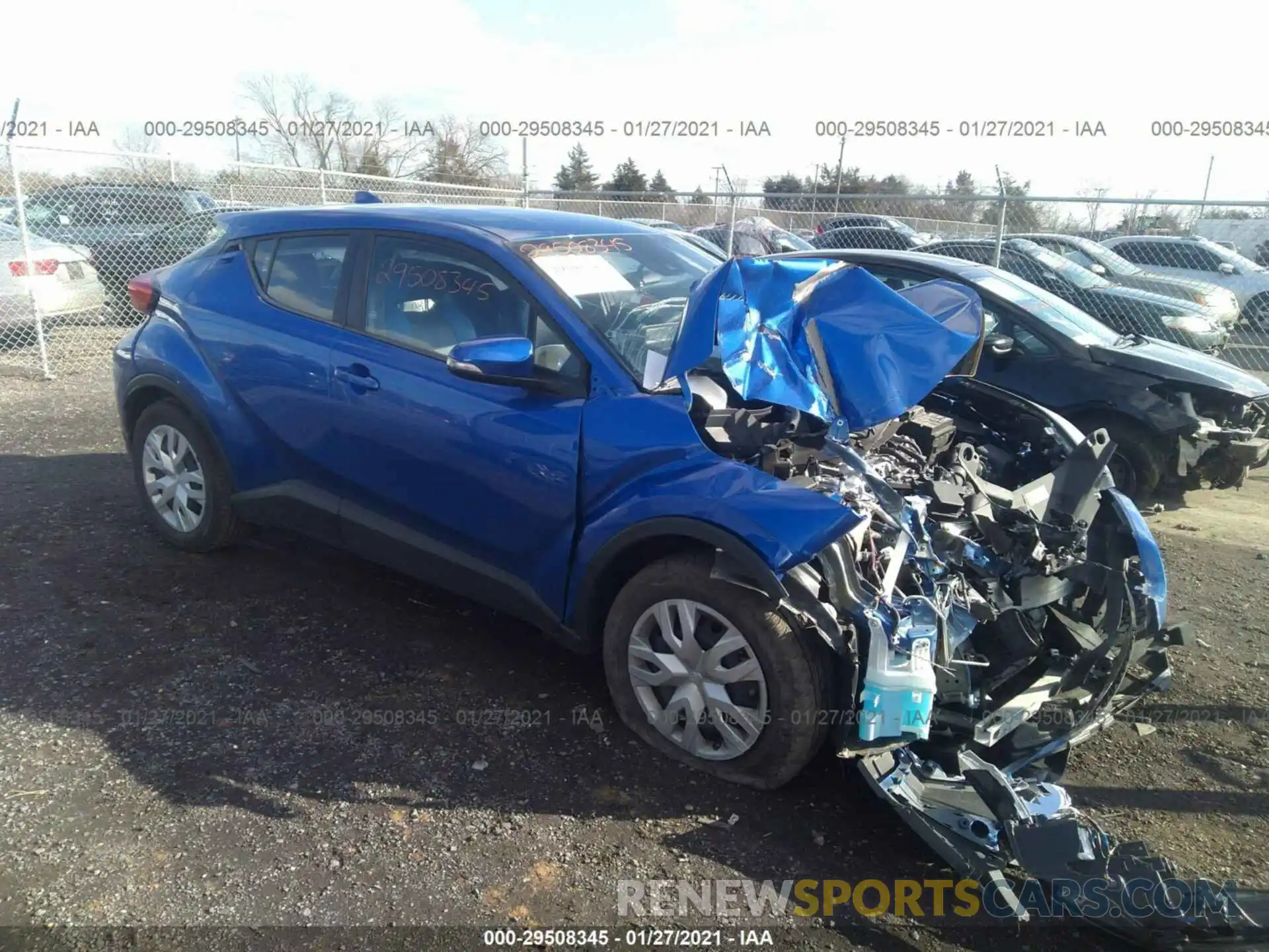 1 Photograph of a damaged car NMTKHMBX7LR104049 TOYOTA C-HR 2020