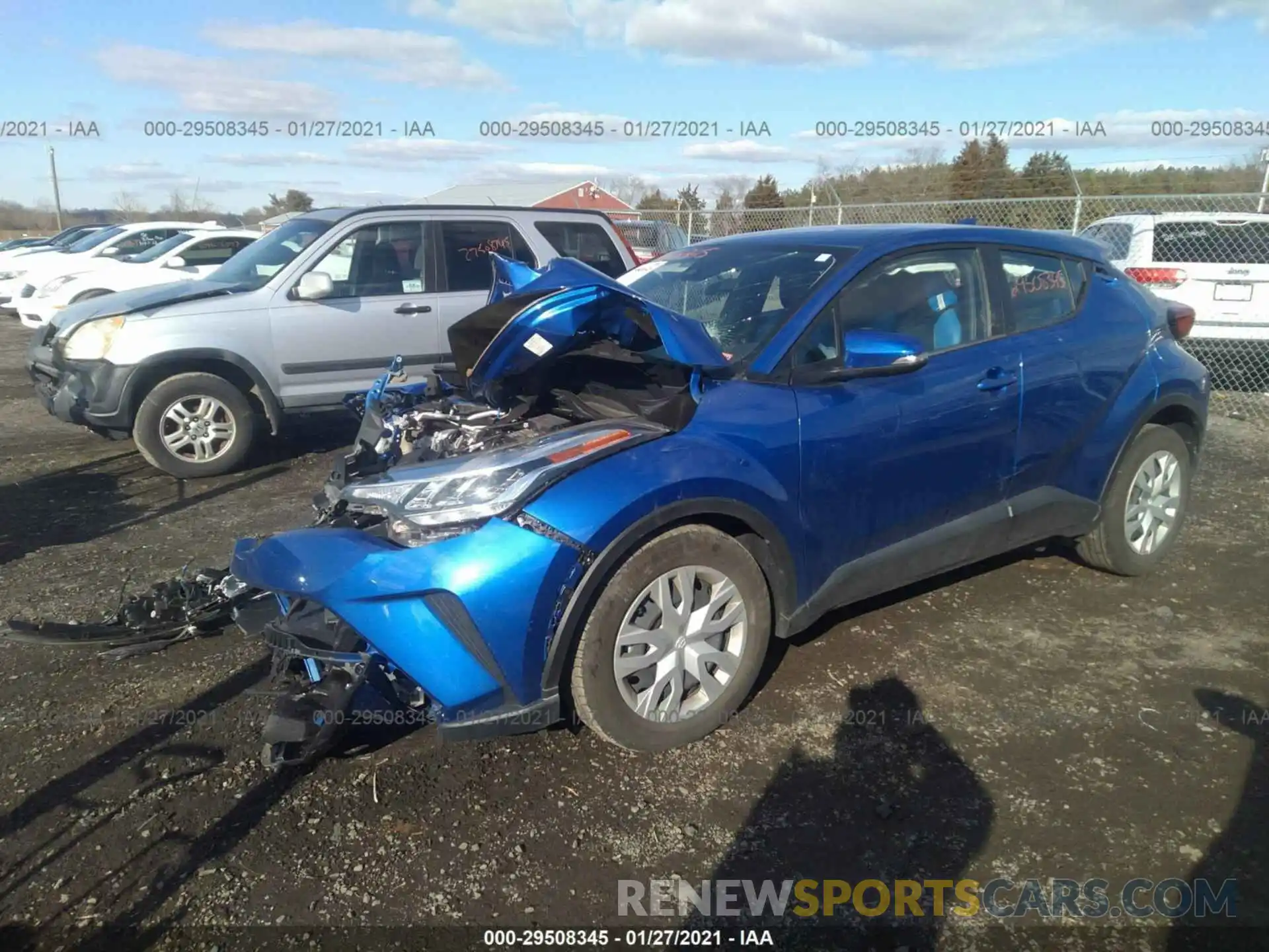 2 Фотография поврежденного автомобиля NMTKHMBX7LR104049 TOYOTA C-HR 2020