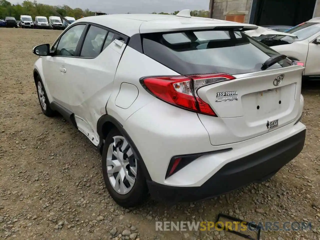 3 Photograph of a damaged car NMTKHMBX7LR109607 TOYOTA C-HR 2020