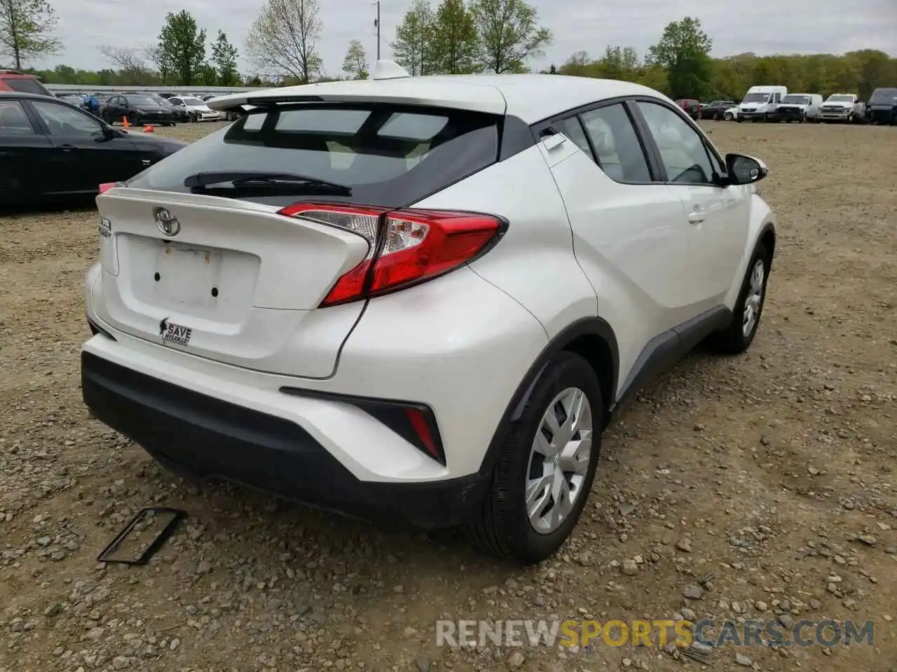 4 Photograph of a damaged car NMTKHMBX7LR109607 TOYOTA C-HR 2020