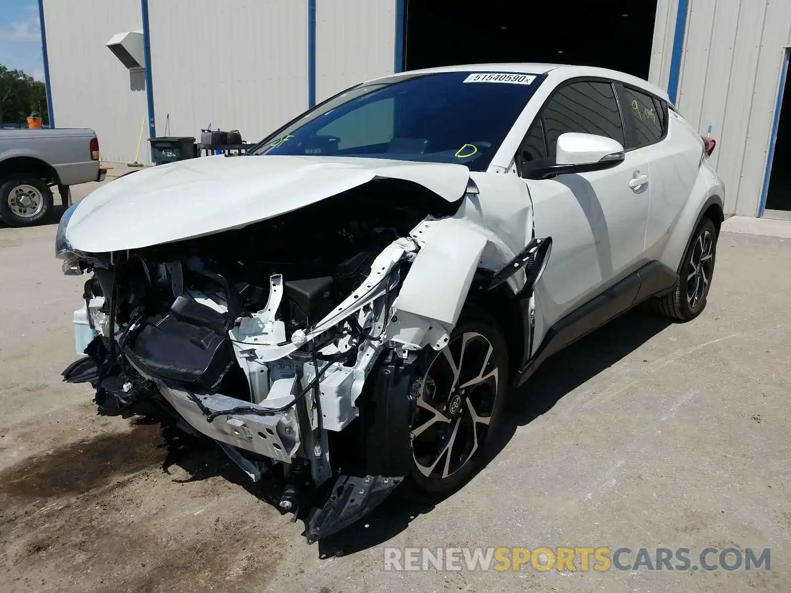 2 Photograph of a damaged car NMTKHMBX7LR110014 TOYOTA C-HR 2020