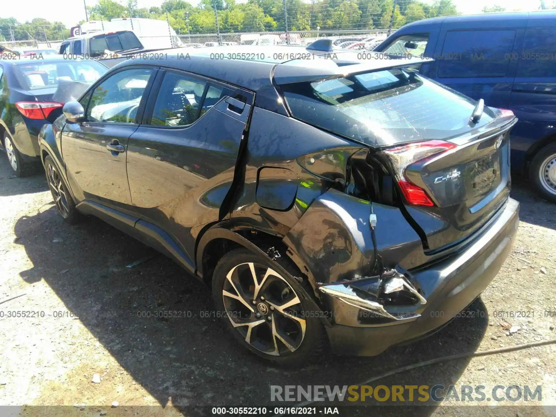 3 Photograph of a damaged car NMTKHMBX7LR111471 TOYOTA C-HR 2020