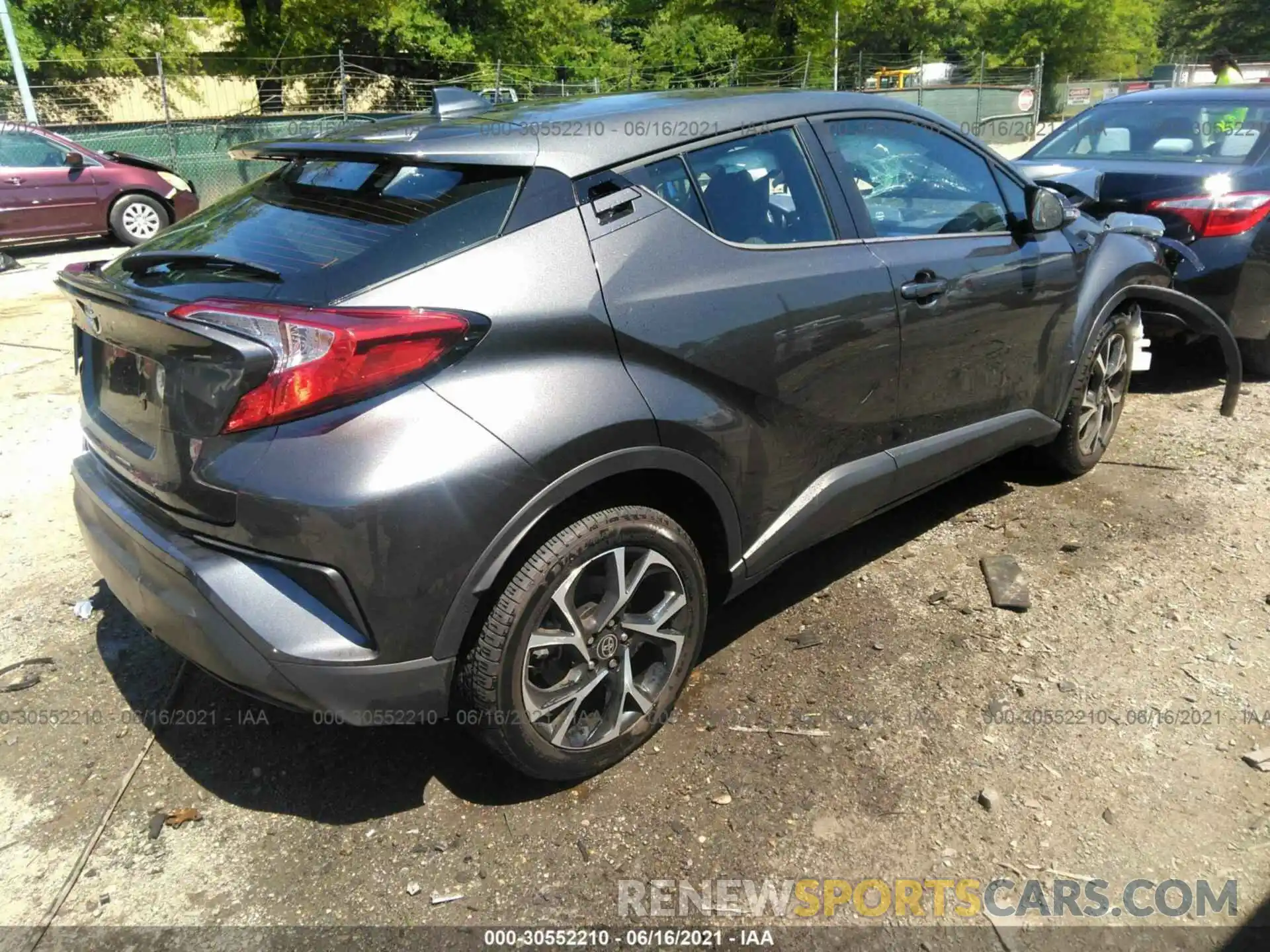 4 Photograph of a damaged car NMTKHMBX7LR111471 TOYOTA C-HR 2020