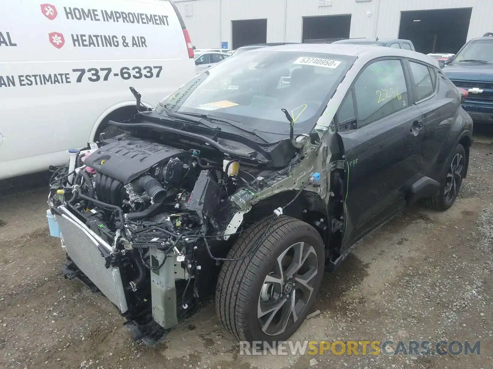 2 Photograph of a damaged car NMTKHMBX7LR112815 TOYOTA C-HR 2020