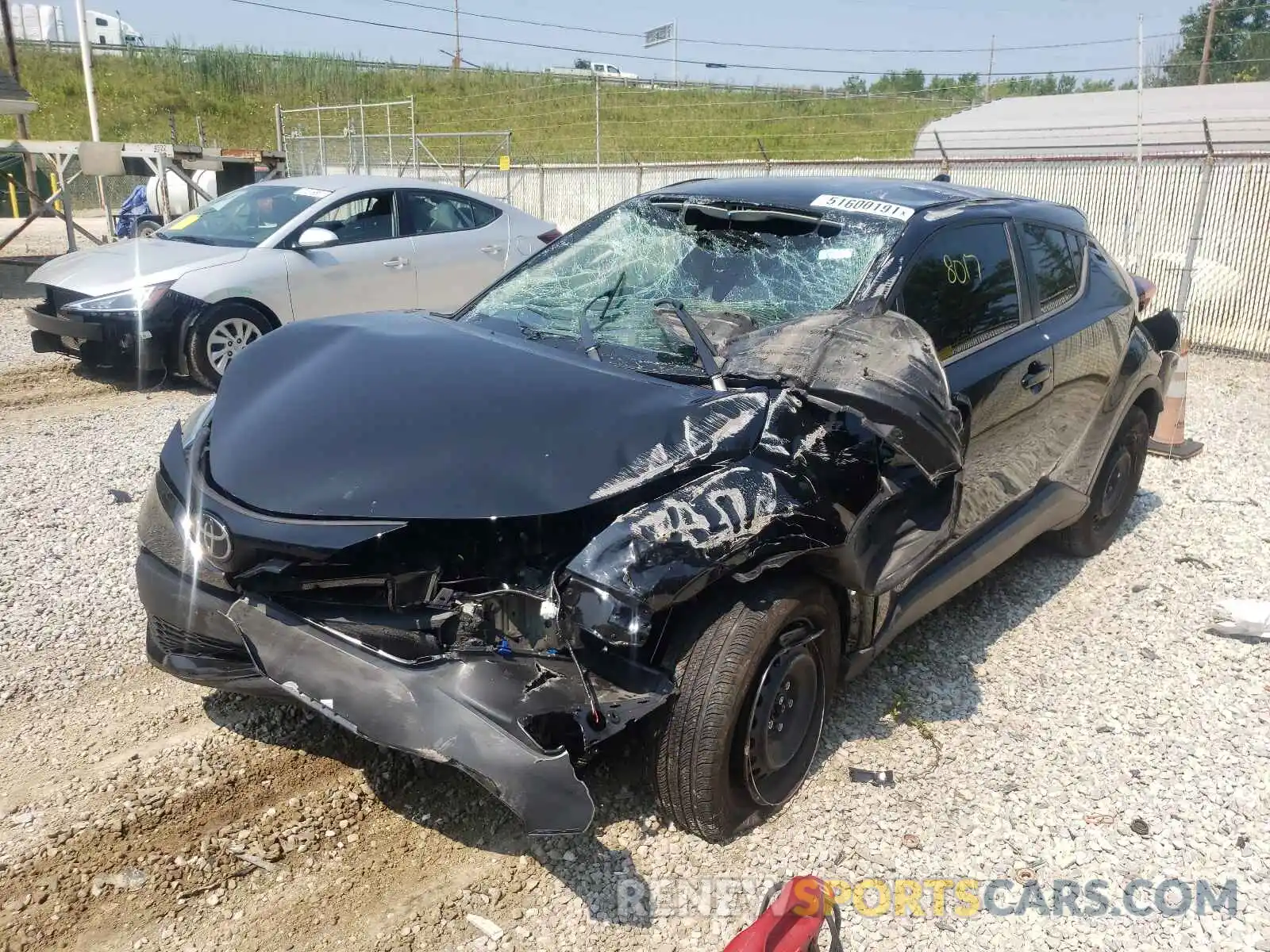 2 Photograph of a damaged car NMTKHMBX7LR114984 TOYOTA C-HR 2020