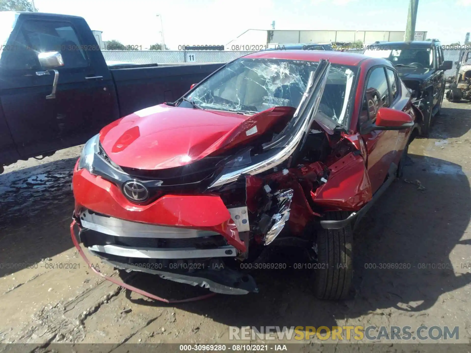 6 Photograph of a damaged car NMTKHMBX7LR115391 TOYOTA C-HR 2020