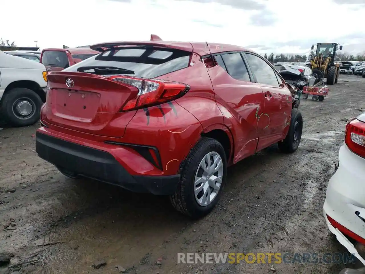 4 Photograph of a damaged car NMTKHMBX7LR115875 TOYOTA C-HR 2020