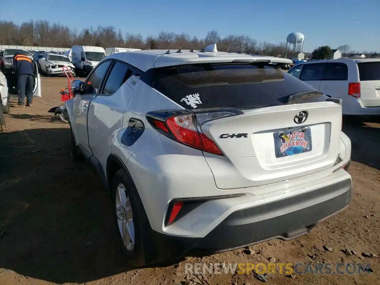 3 Photograph of a damaged car NMTKHMBX7LR116010 TOYOTA C-HR 2020