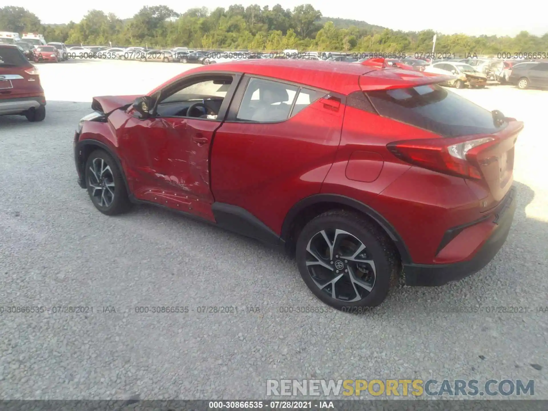 3 Photograph of a damaged car NMTKHMBX7LR117710 TOYOTA C-HR 2020