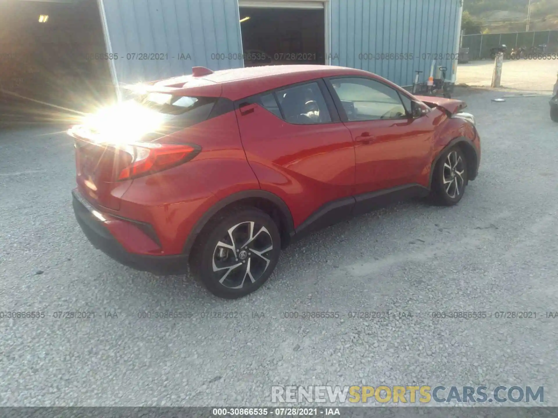 4 Photograph of a damaged car NMTKHMBX7LR117710 TOYOTA C-HR 2020