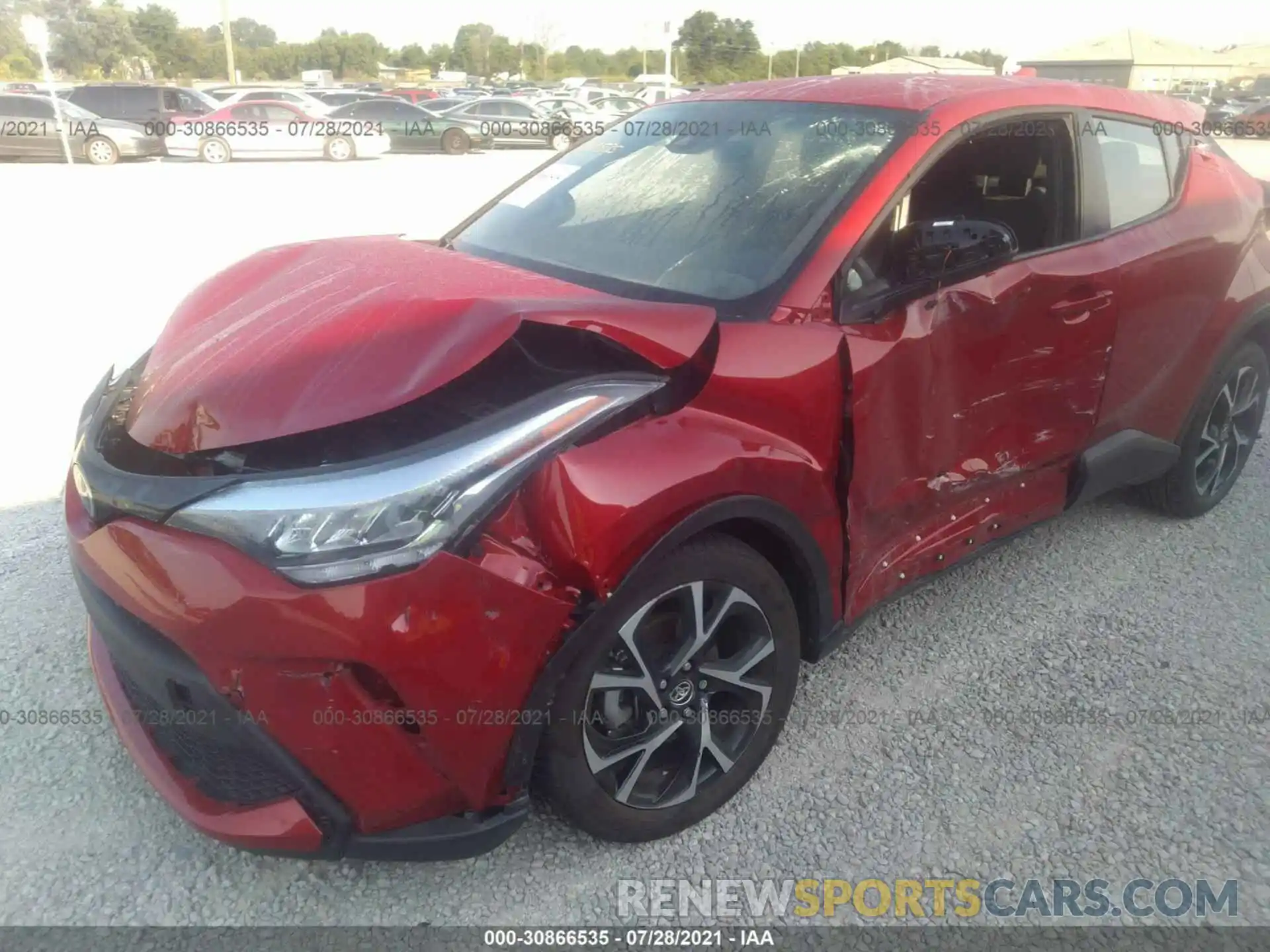 6 Photograph of a damaged car NMTKHMBX7LR117710 TOYOTA C-HR 2020