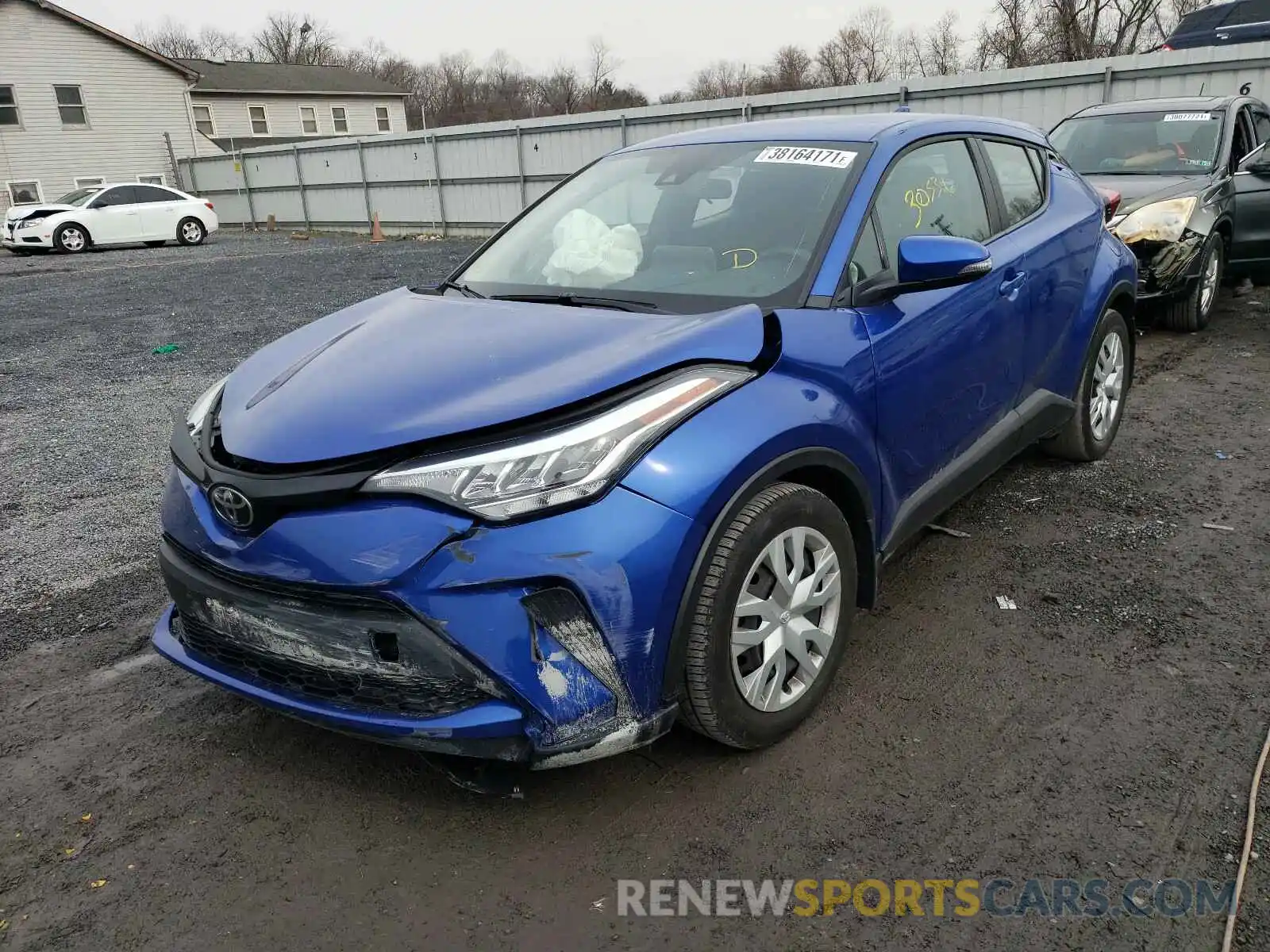 2 Фотография поврежденного автомобиля NMTKHMBX8LR101841 TOYOTA C-HR 2020