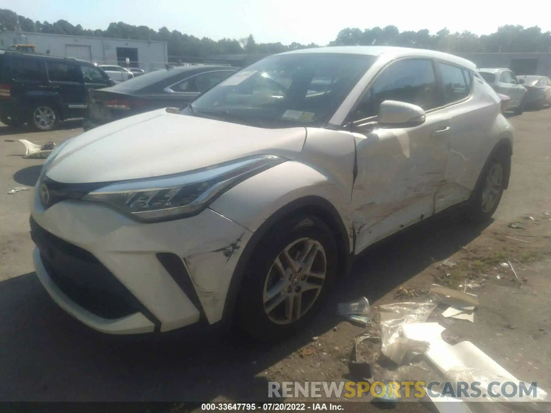 2 Photograph of a damaged car NMTKHMBX8LR103251 TOYOTA C-HR 2020