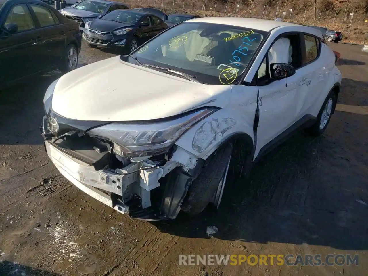 2 Photograph of a damaged car NMTKHMBX8LR107512 TOYOTA C-HR 2020