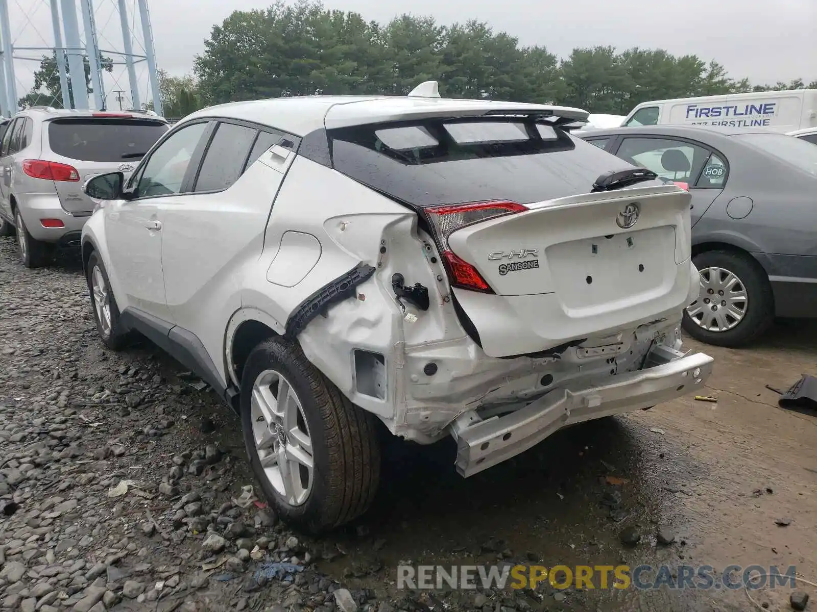 3 Photograph of a damaged car NMTKHMBX8LR108076 TOYOTA C-HR 2020