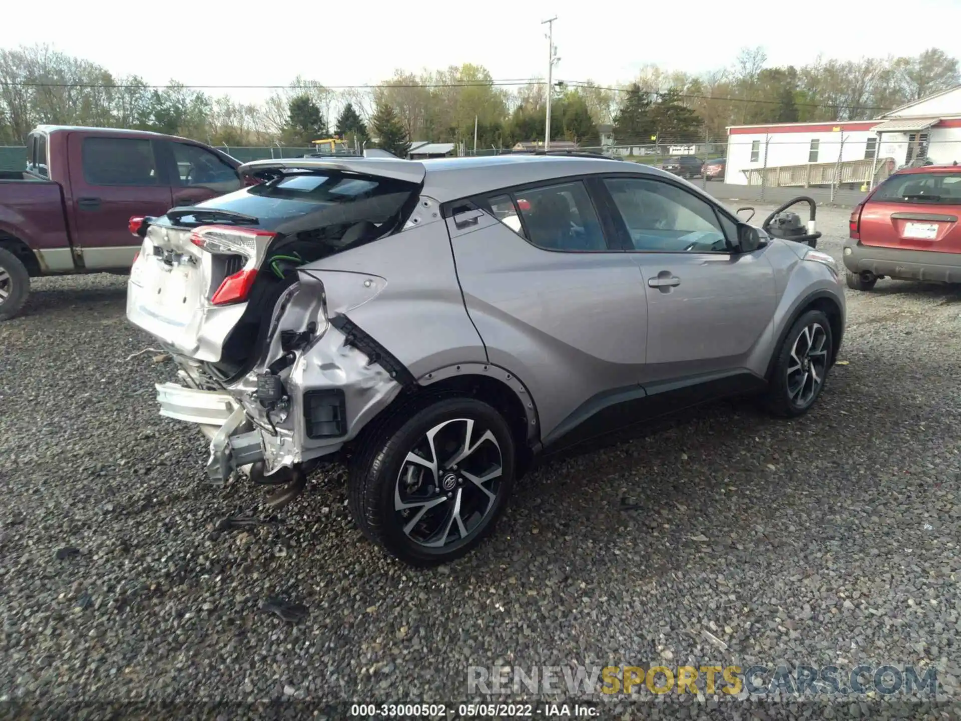 4 Фотография поврежденного автомобиля NMTKHMBX8LR108482 TOYOTA C-HR 2020