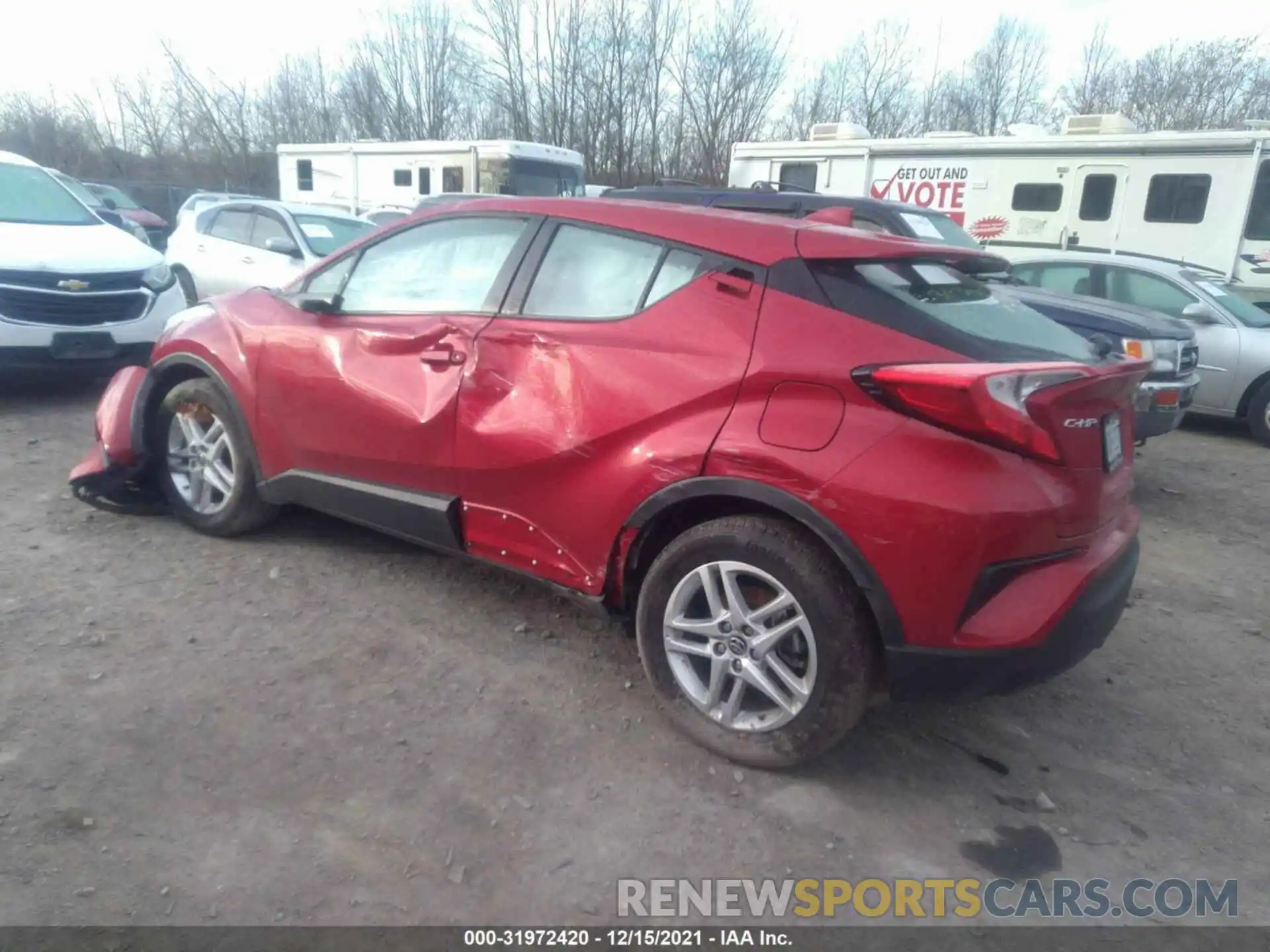 3 Photograph of a damaged car NMTKHMBX8LR109566 TOYOTA C-HR 2020