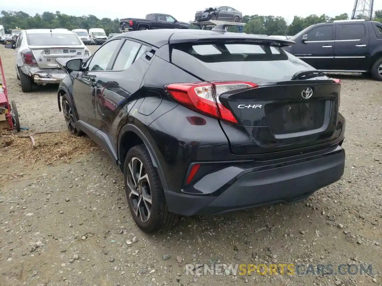 3 Photograph of a damaged car NMTKHMBX8LR112127 TOYOTA C-HR 2020