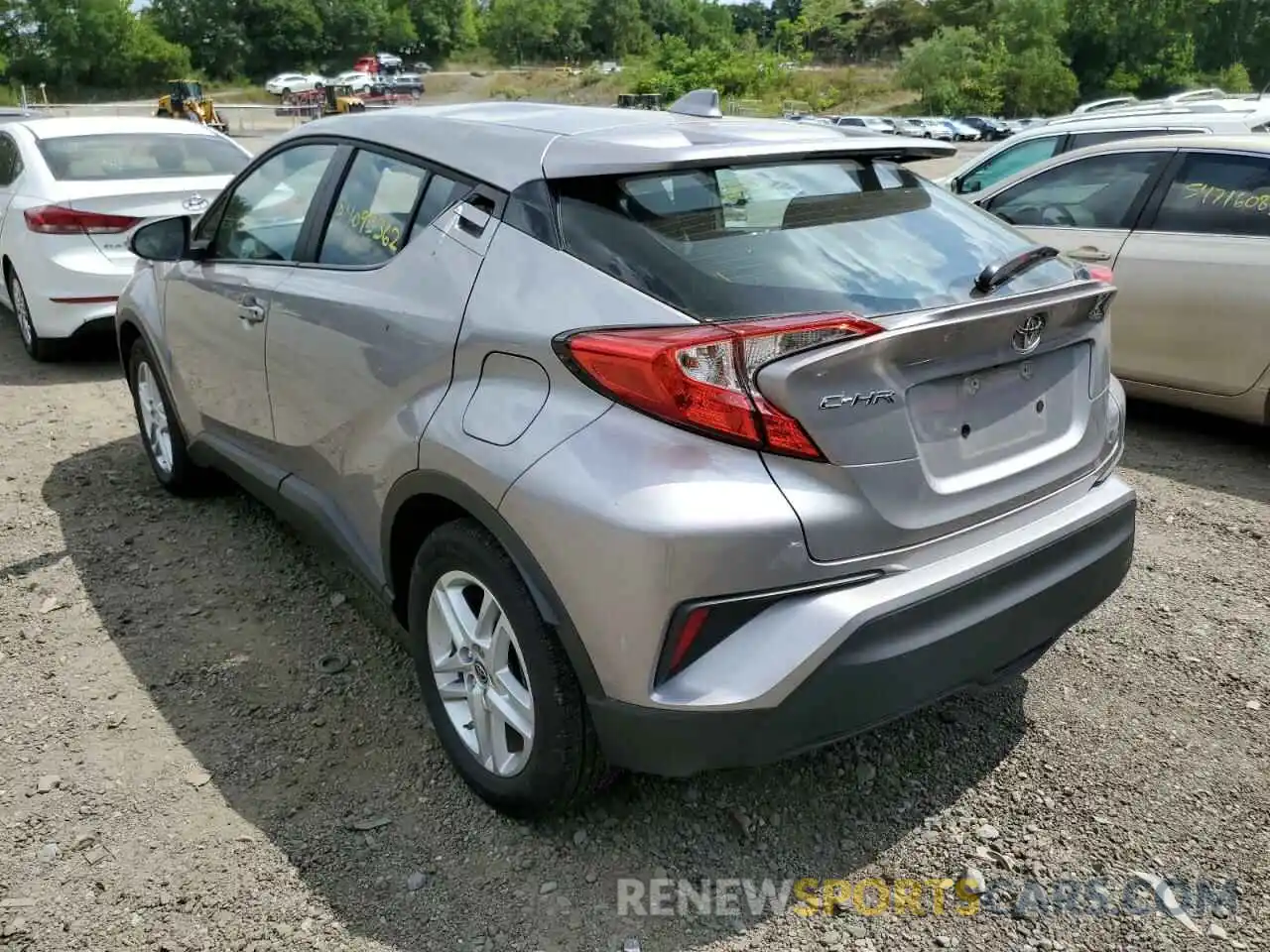 3 Photograph of a damaged car NMTKHMBX8LR115738 TOYOTA C-HR 2020