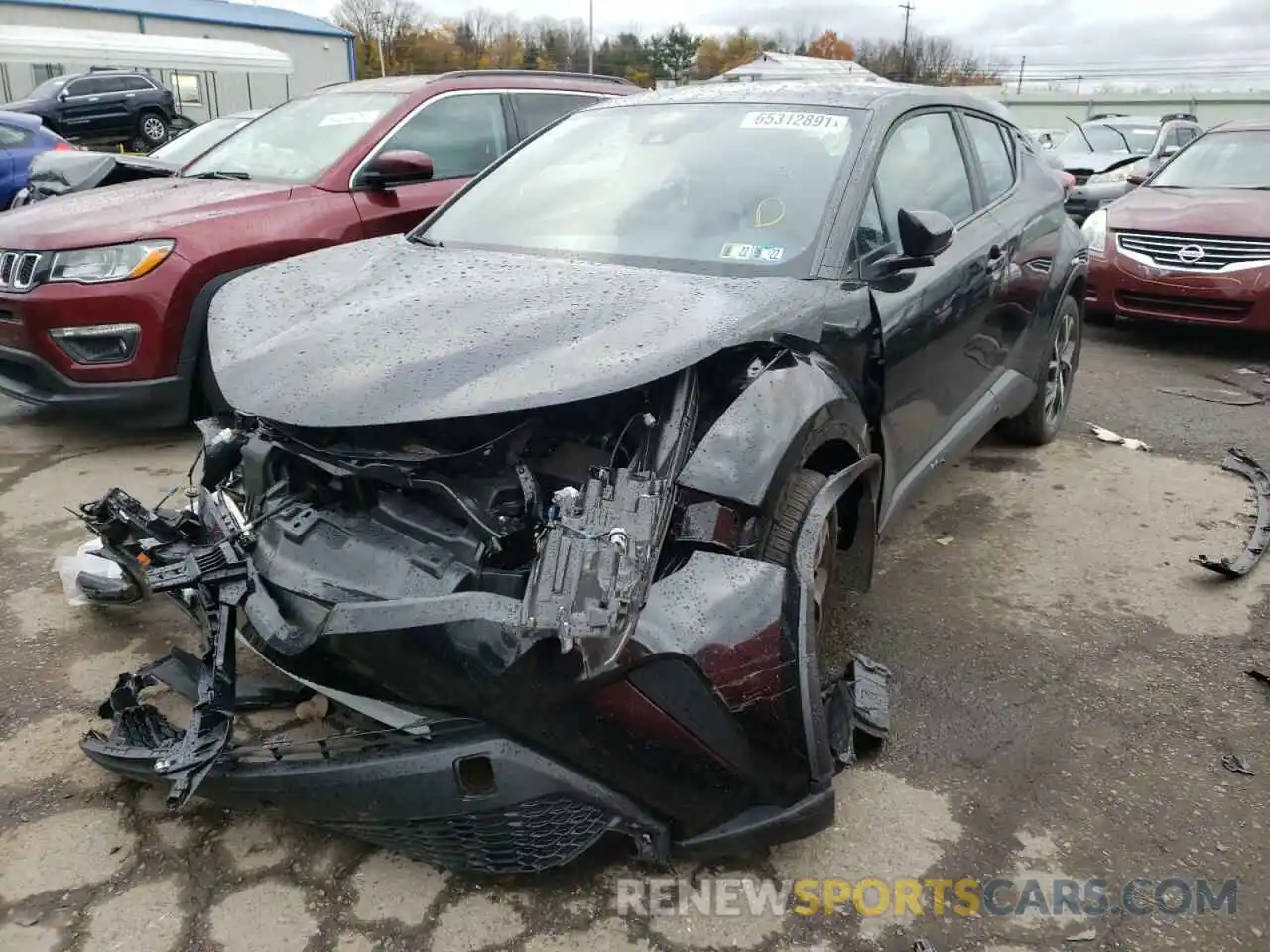 2 Photograph of a damaged car NMTKHMBX8LR118090 TOYOTA C-HR 2020