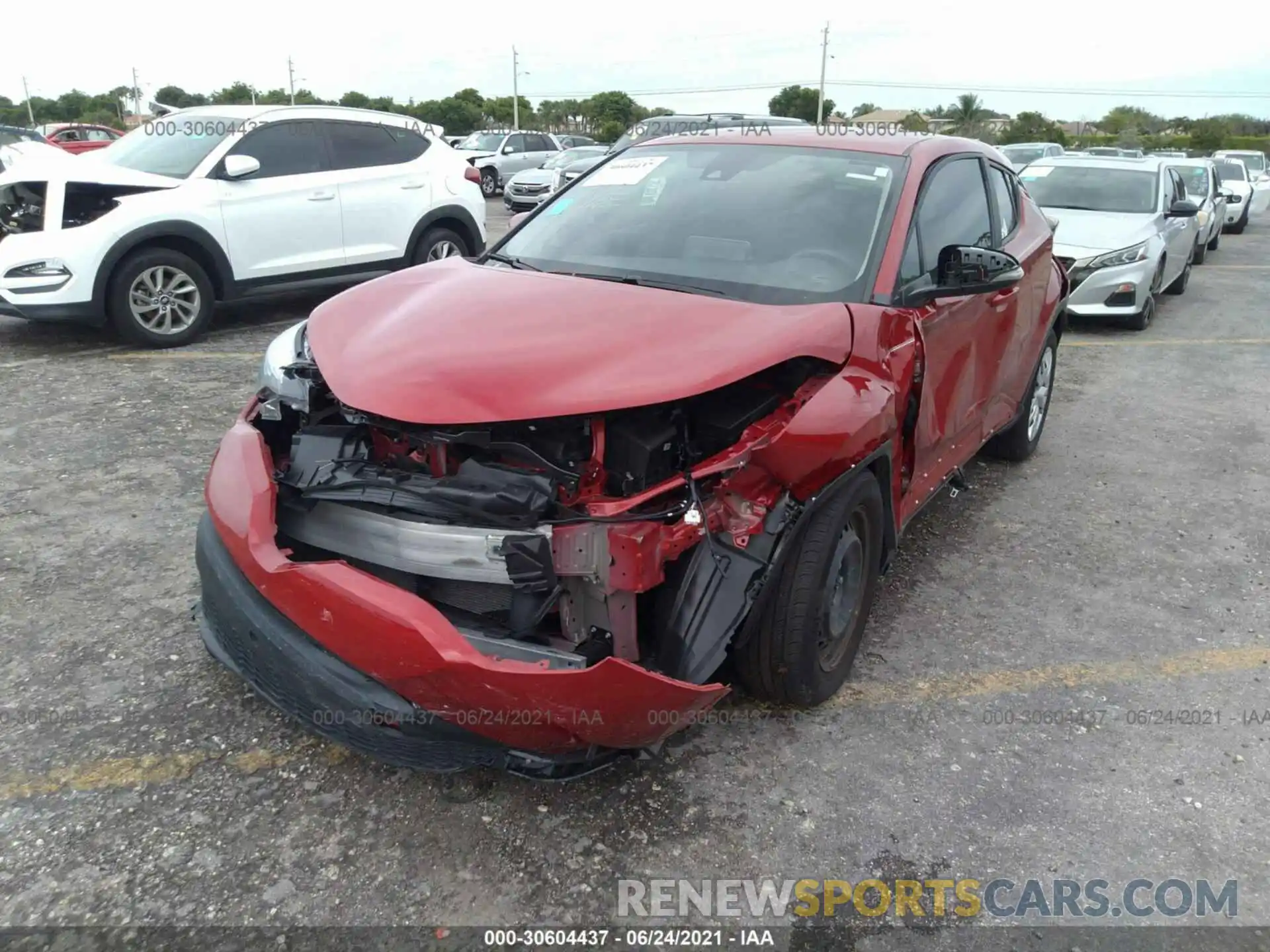 6 Photograph of a damaged car NMTKHMBX9LR105753 TOYOTA C-HR 2020