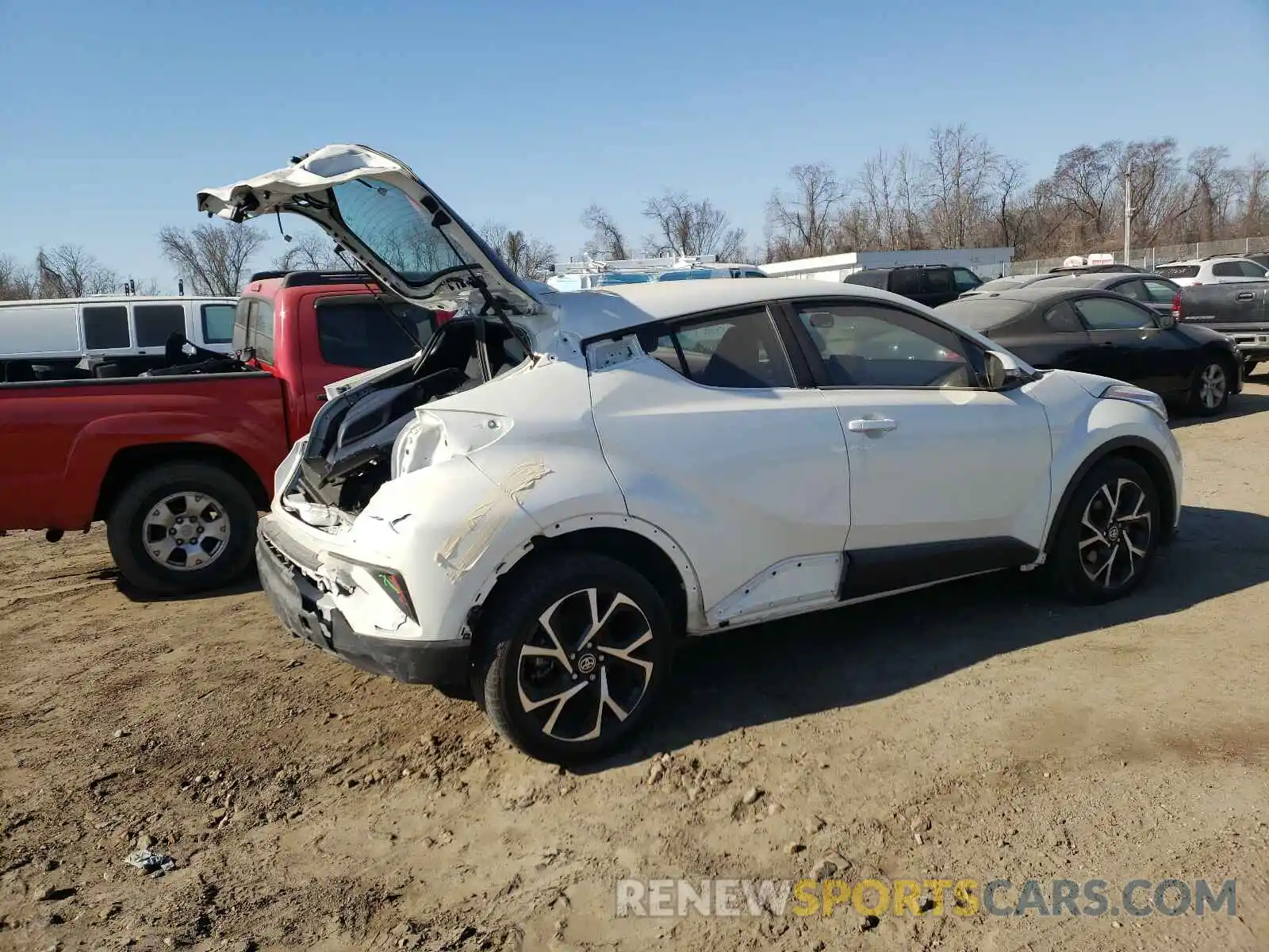 4 Фотография поврежденного автомобиля NMTKHMBX9LR106868 TOYOTA C-HR 2020