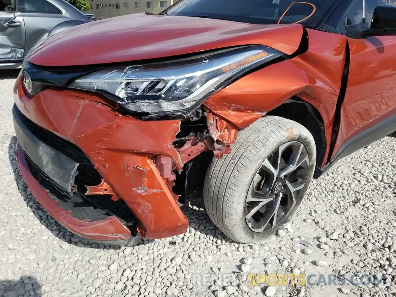 9 Photograph of a damaged car NMTKHMBX9LR107082 TOYOTA C-HR 2020