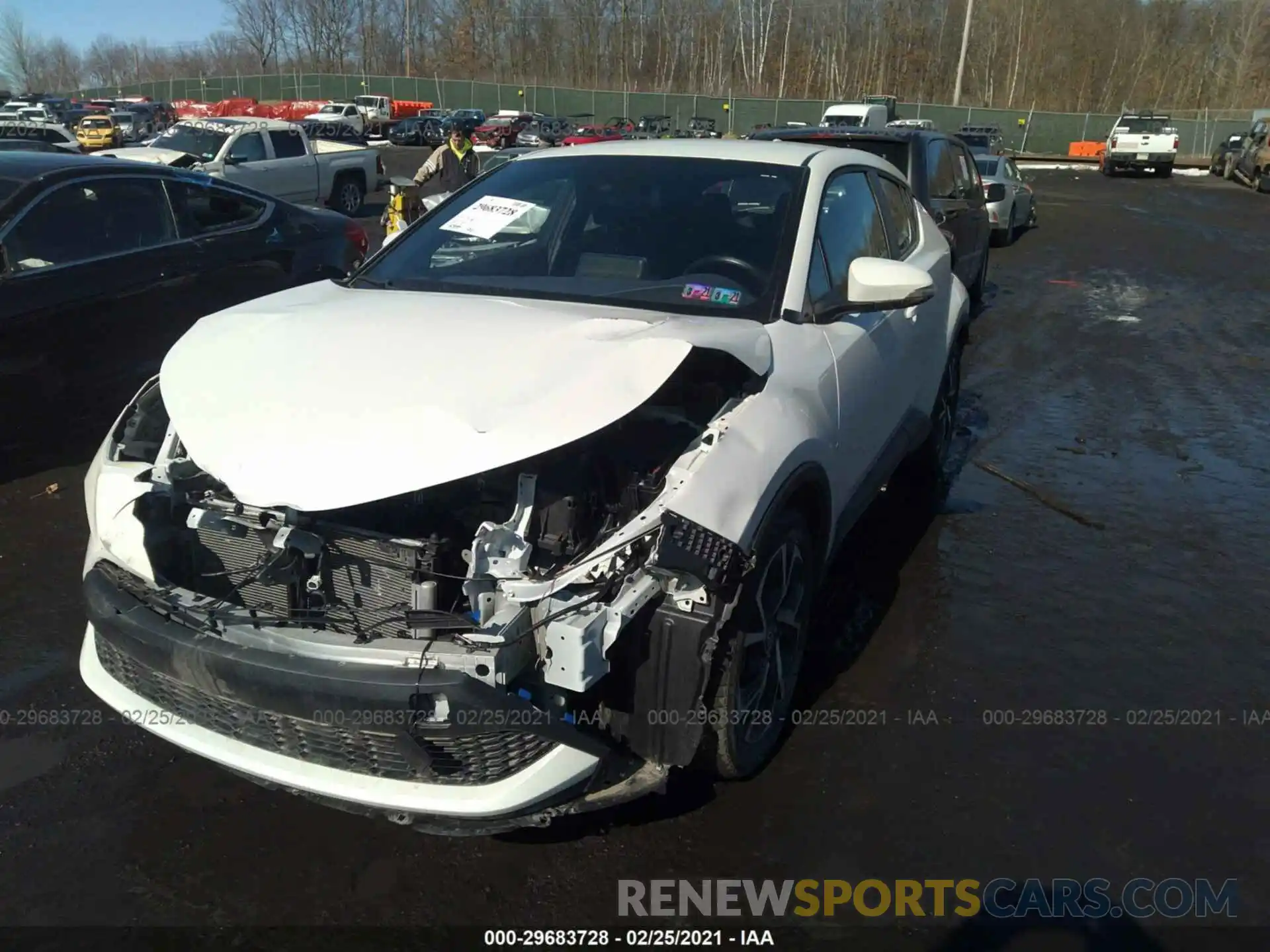 2 Photograph of a damaged car NMTKHMBX9LR108247 TOYOTA C-HR 2020