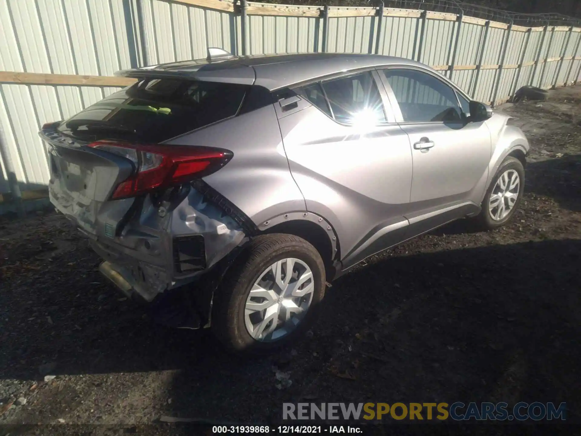 4 Photograph of a damaged car NMTKHMBX9LR110709 TOYOTA C-HR 2020