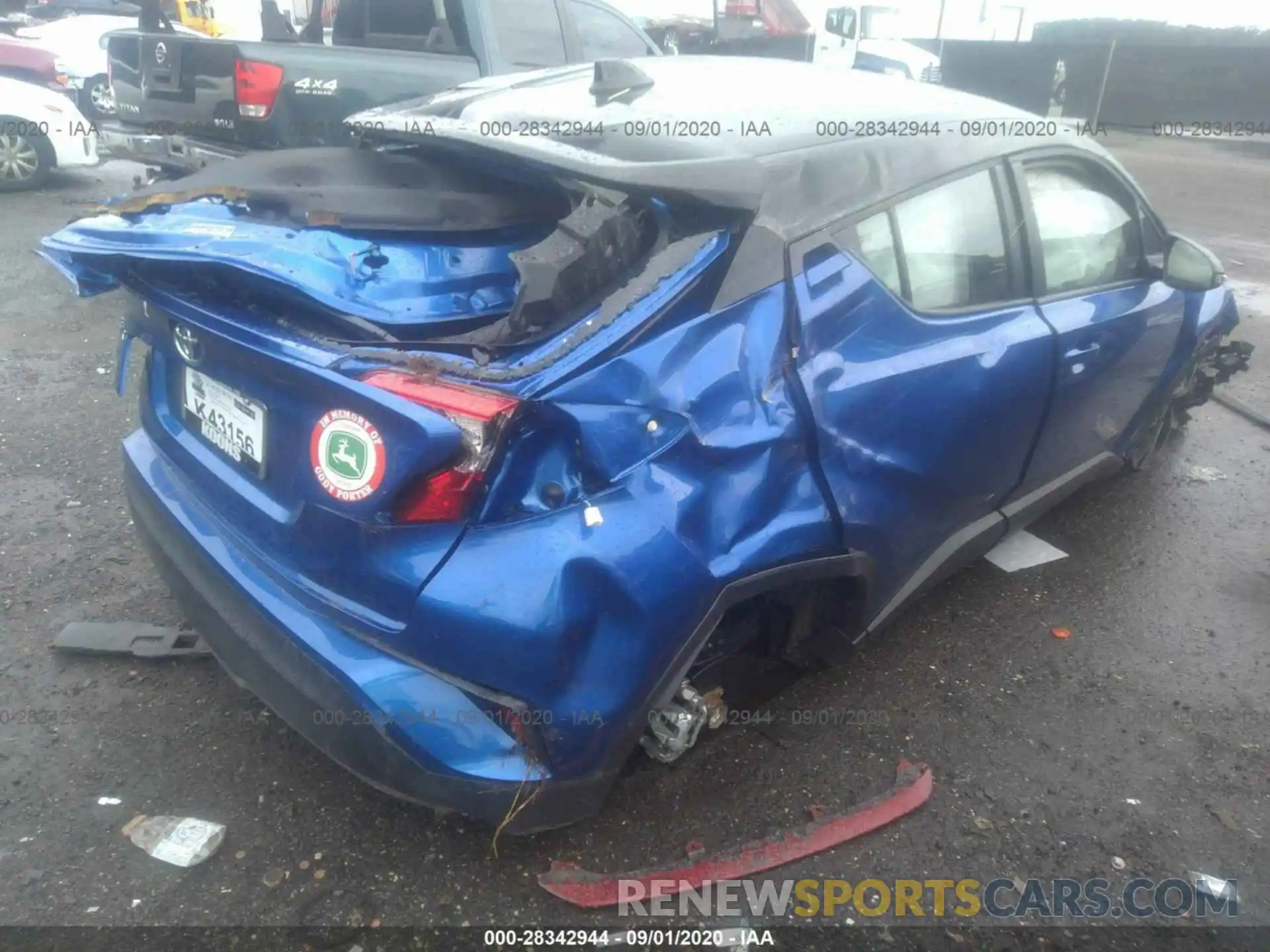 4 Photograph of a damaged car NMTKHMBX9LR112668 TOYOTA C-HR 2020