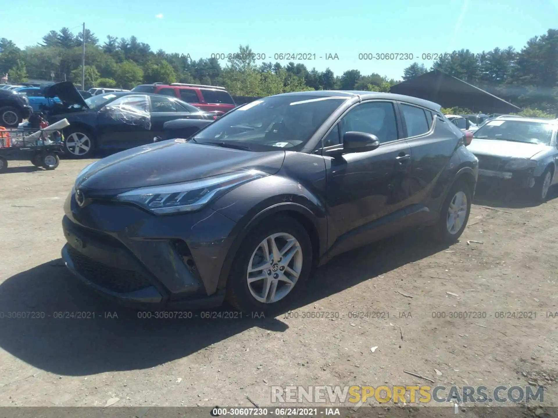 2 Photograph of a damaged car NMTKHMBX9LR114842 TOYOTA C-HR 2020