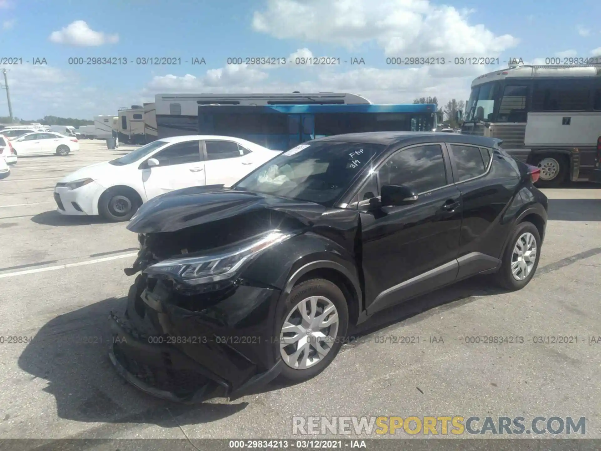 2 Photograph of a damaged car NMTKHMBX9LR115263 TOYOTA C-HR 2020