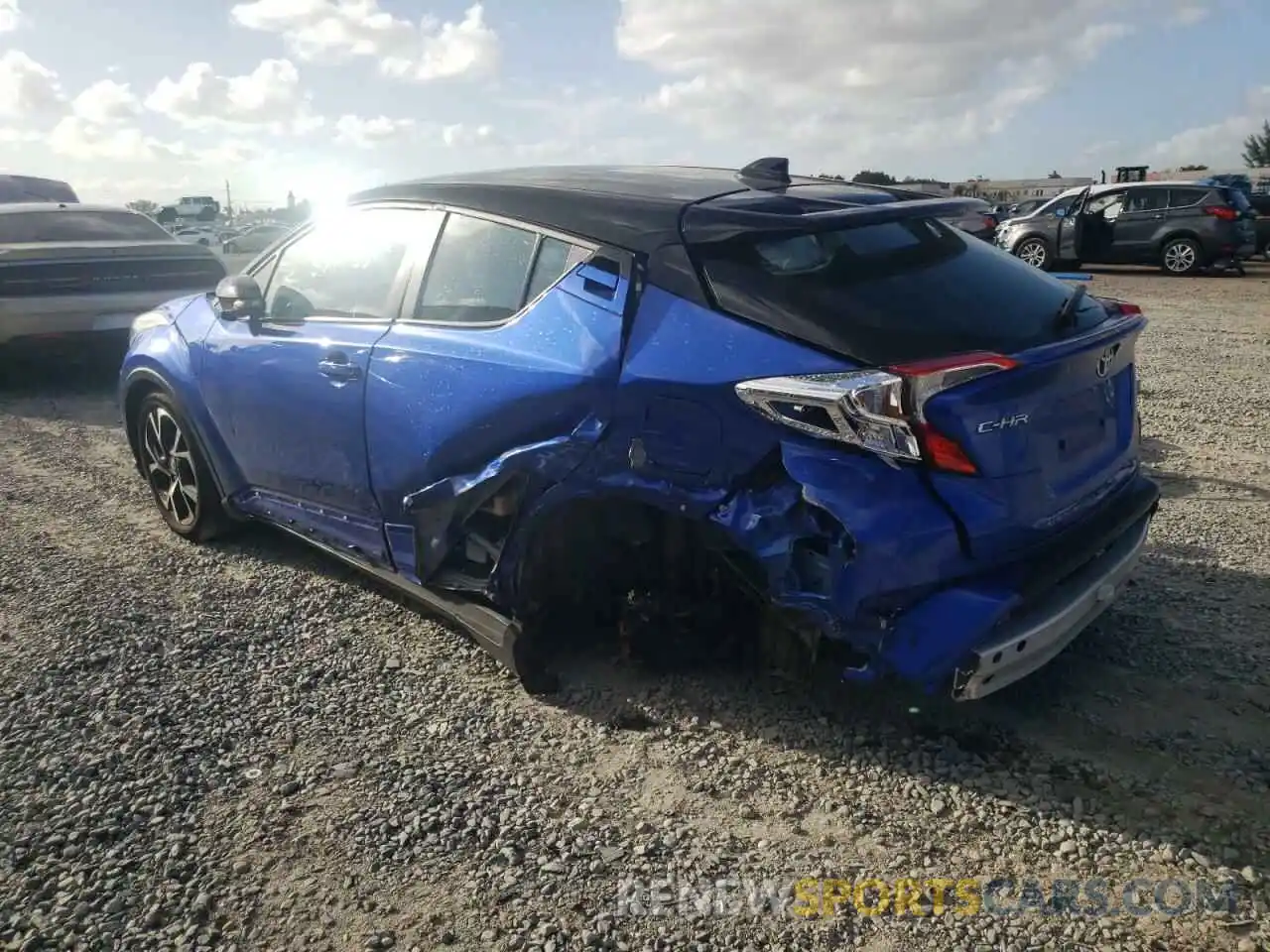 3 Photograph of a damaged car NMTKHMBXXLR104496 TOYOTA C-HR 2020