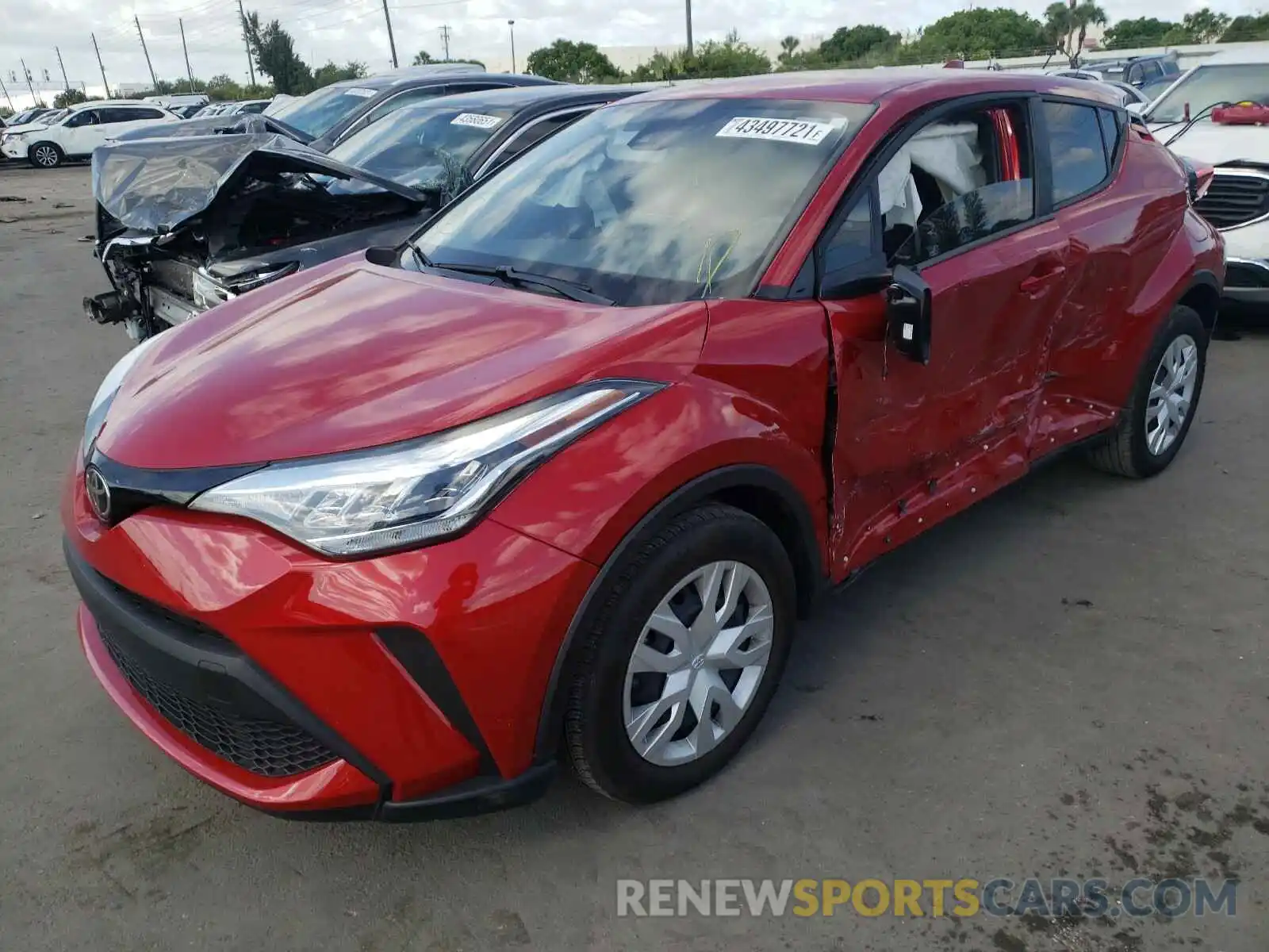 2 Photograph of a damaged car NMTKHMBXXLR104692 TOYOTA C-HR 2020