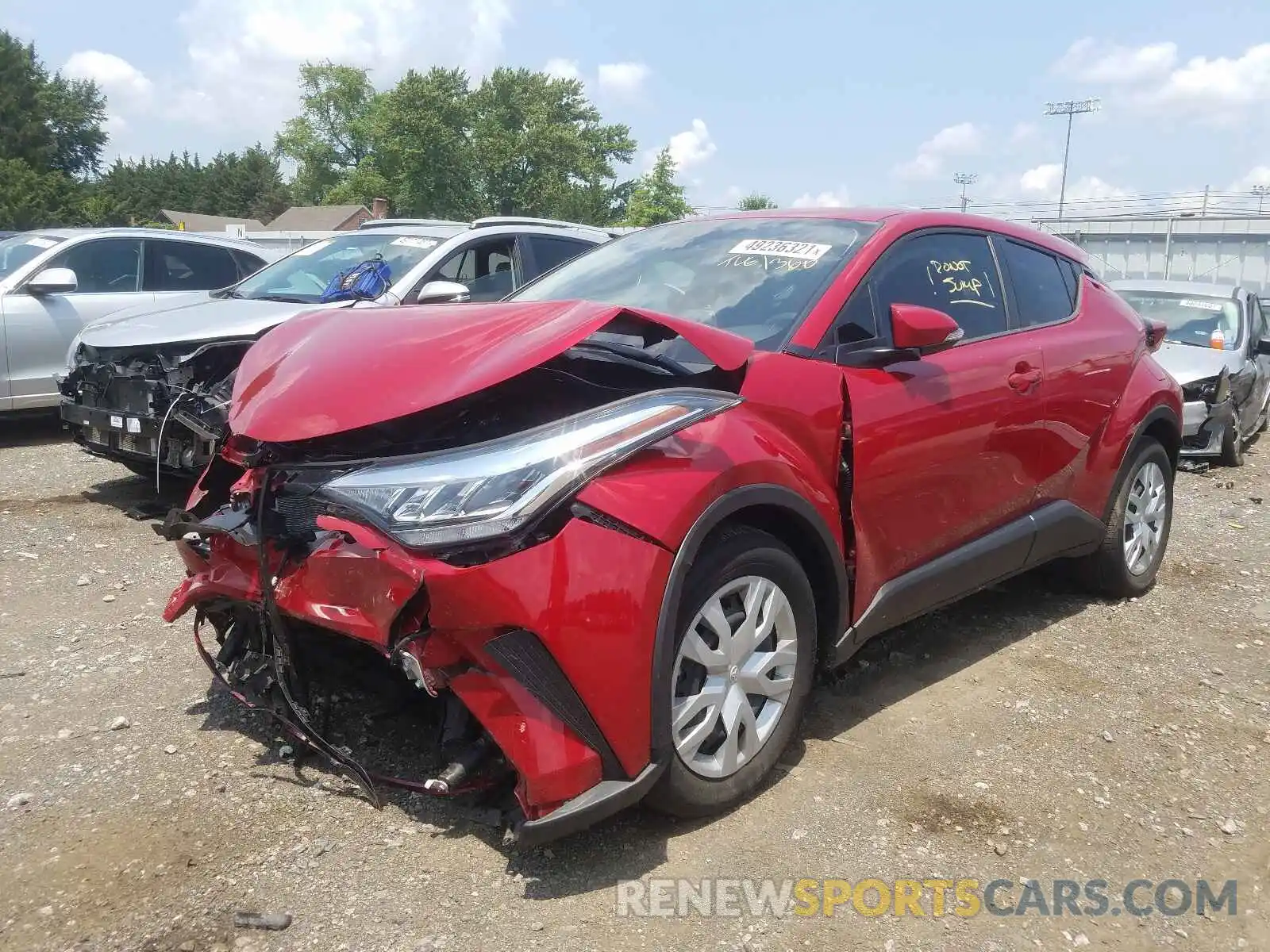 2 Photograph of a damaged car NMTKHMBXXLR107429 TOYOTA C-HR 2020