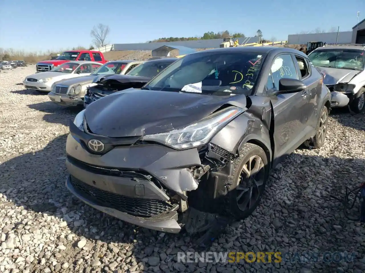 2 Photograph of a damaged car NMTKHMBXXLR111237 TOYOTA C-HR 2020