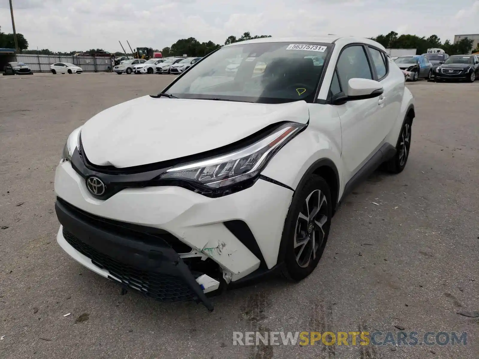 2 Photograph of a damaged car NMTKHMBXXLR113912 TOYOTA C-HR 2020