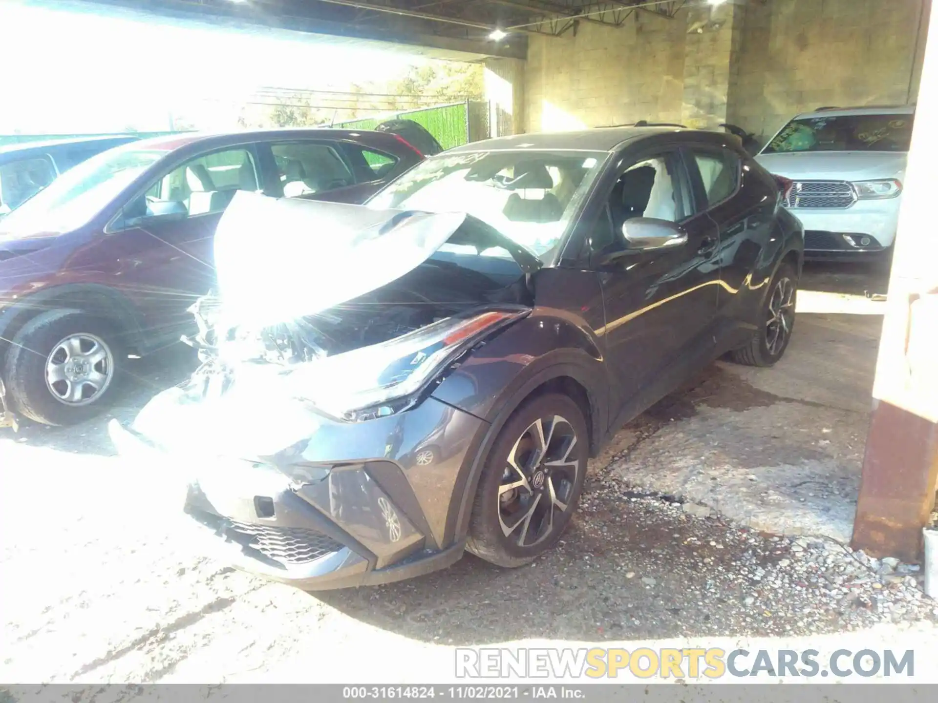 2 Photograph of a damaged car NMTKHMBXXLR114879 TOYOTA C-HR 2020