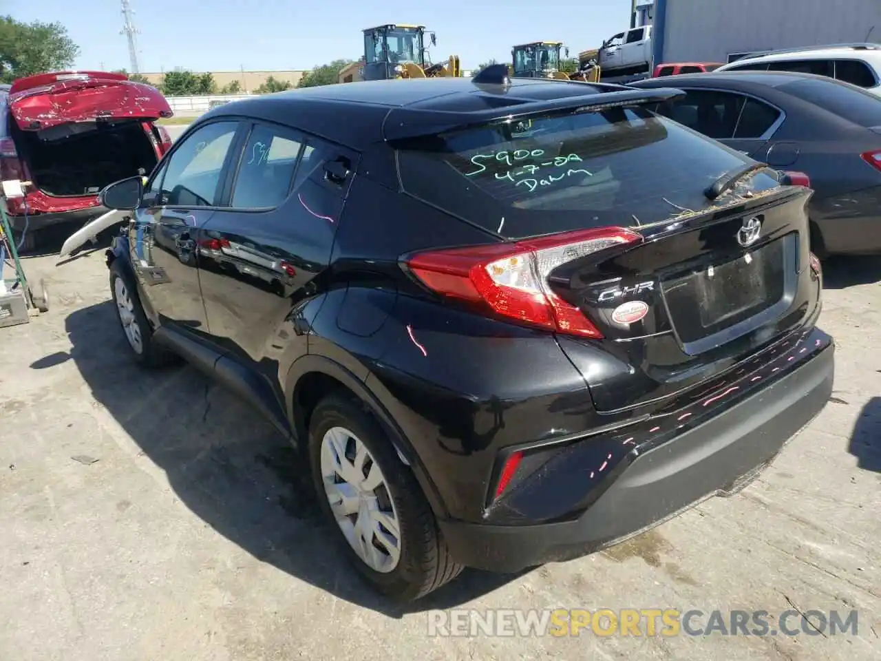 3 Photograph of a damaged car NMTKHMBXXLR115482 TOYOTA C-HR 2020