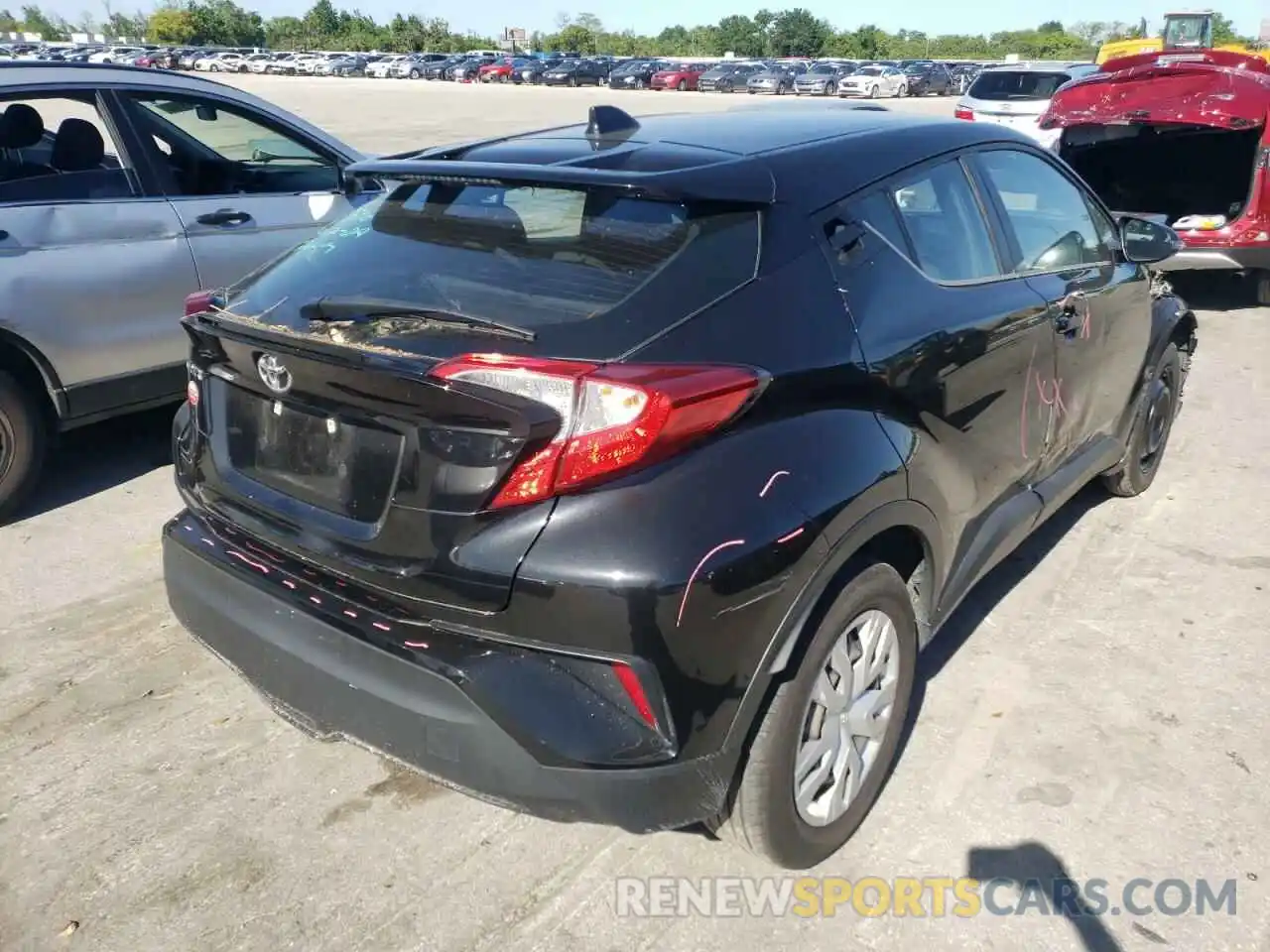 4 Photograph of a damaged car NMTKHMBXXLR115482 TOYOTA C-HR 2020