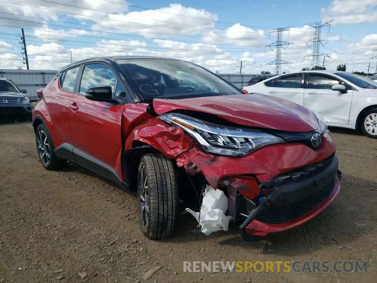 1 Photograph of a damaged car NMTKHMBXXLR118544 TOYOTA C-HR 2020