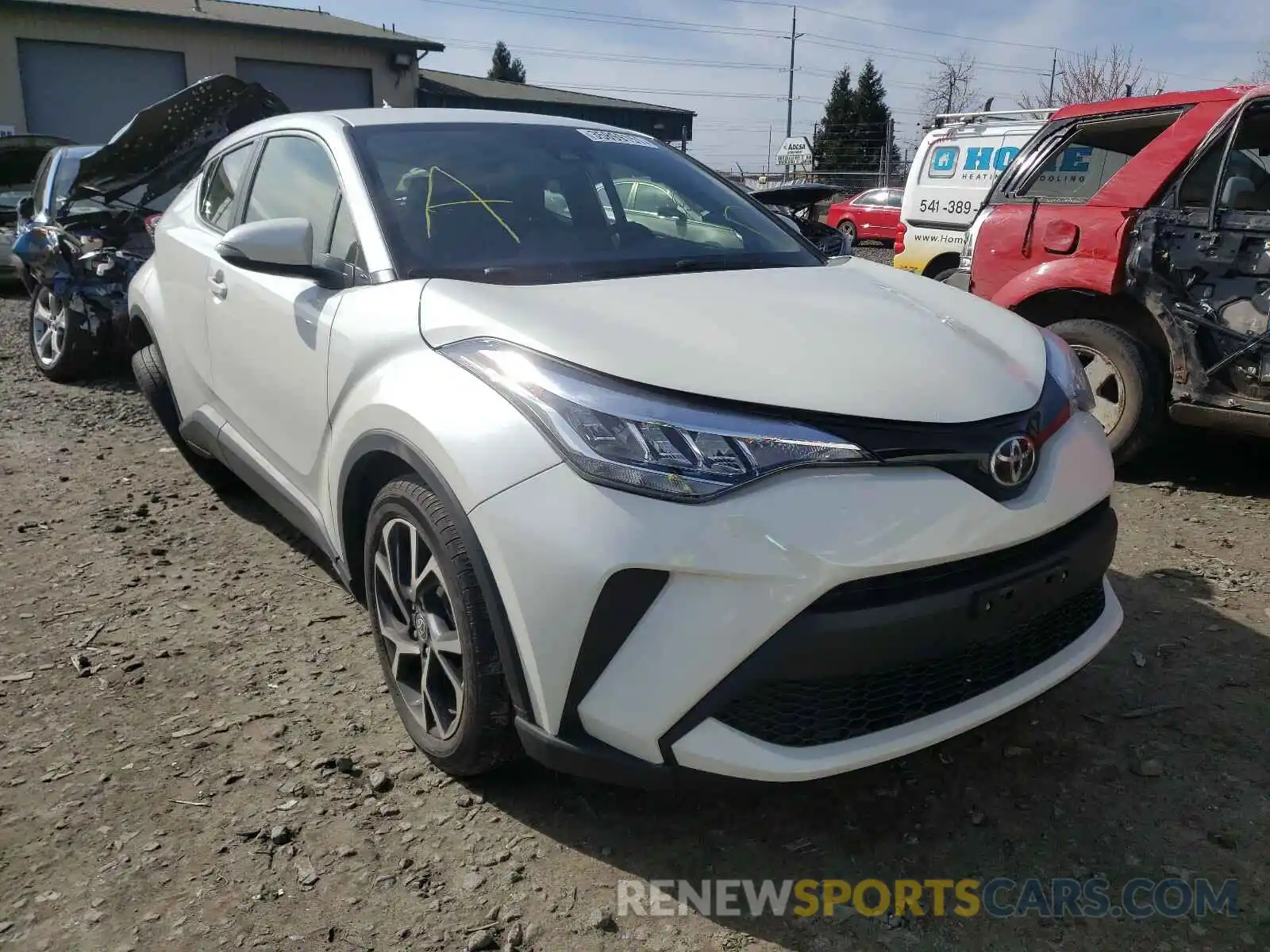 1 Photograph of a damaged car JTNKHMBX0M1096095 TOYOTA C-HR 2021