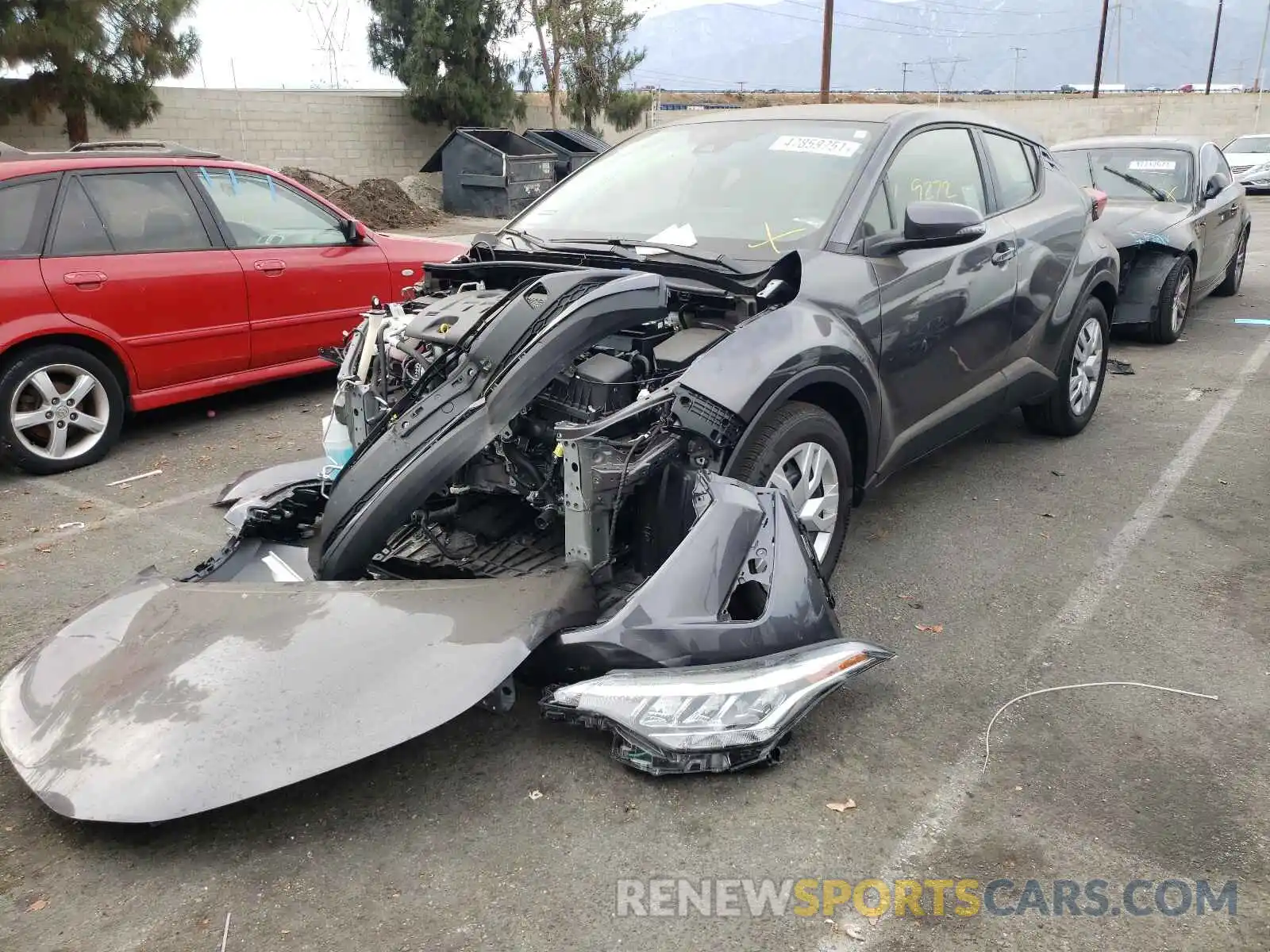 2 Photograph of a damaged car JTNKHMBX0M1096159 TOYOTA C-HR 2021