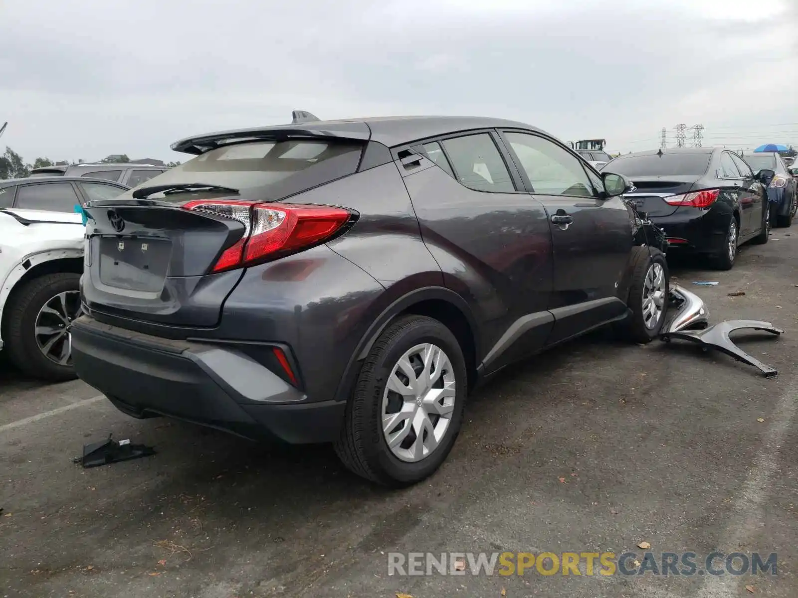 4 Photograph of a damaged car JTNKHMBX0M1096159 TOYOTA C-HR 2021