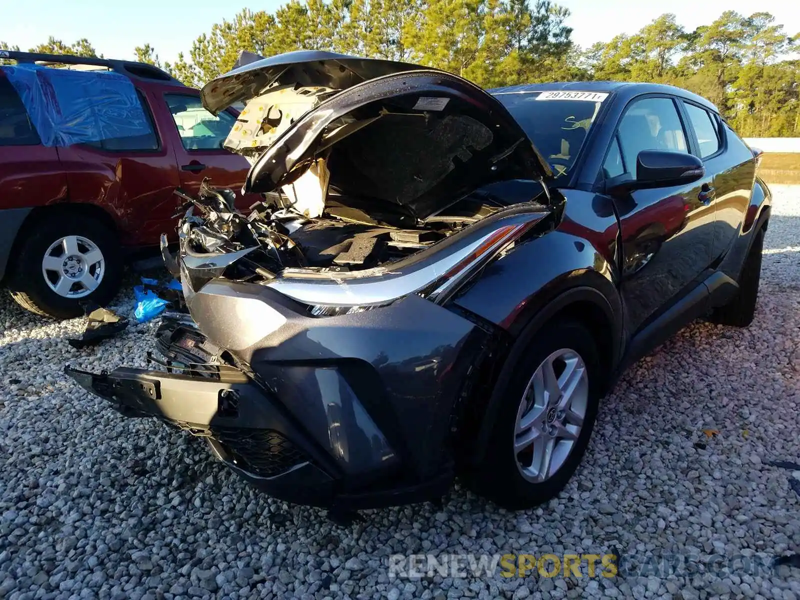 2 Photograph of a damaged car JTNKHMBX0M1096470 TOYOTA C-HR 2021