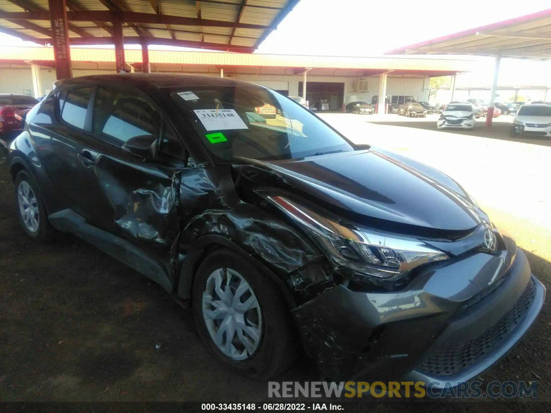 1 Photograph of a damaged car JTNKHMBX0M1099031 TOYOTA C-HR 2021